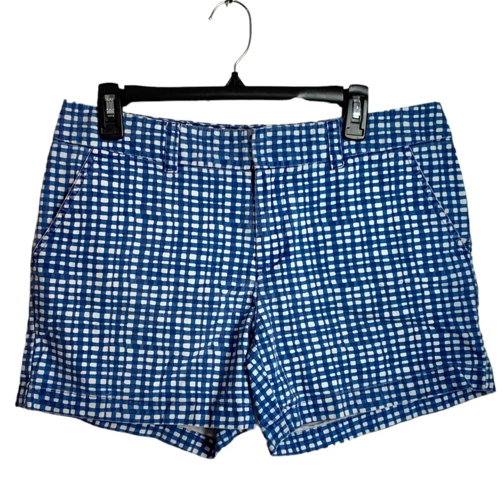 Tommy Hilfiger Classic Blue & White Gingham Checker Shorts, 100% Cotton, [Size 8